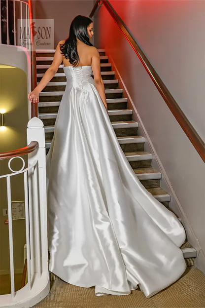 Robe de mariée longue Lolita – Image 14