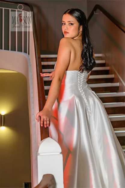 Robe de mariée longue Lolita – Image 10