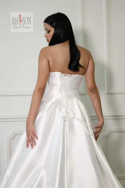Robe de mariée longue Lolita – Image 3