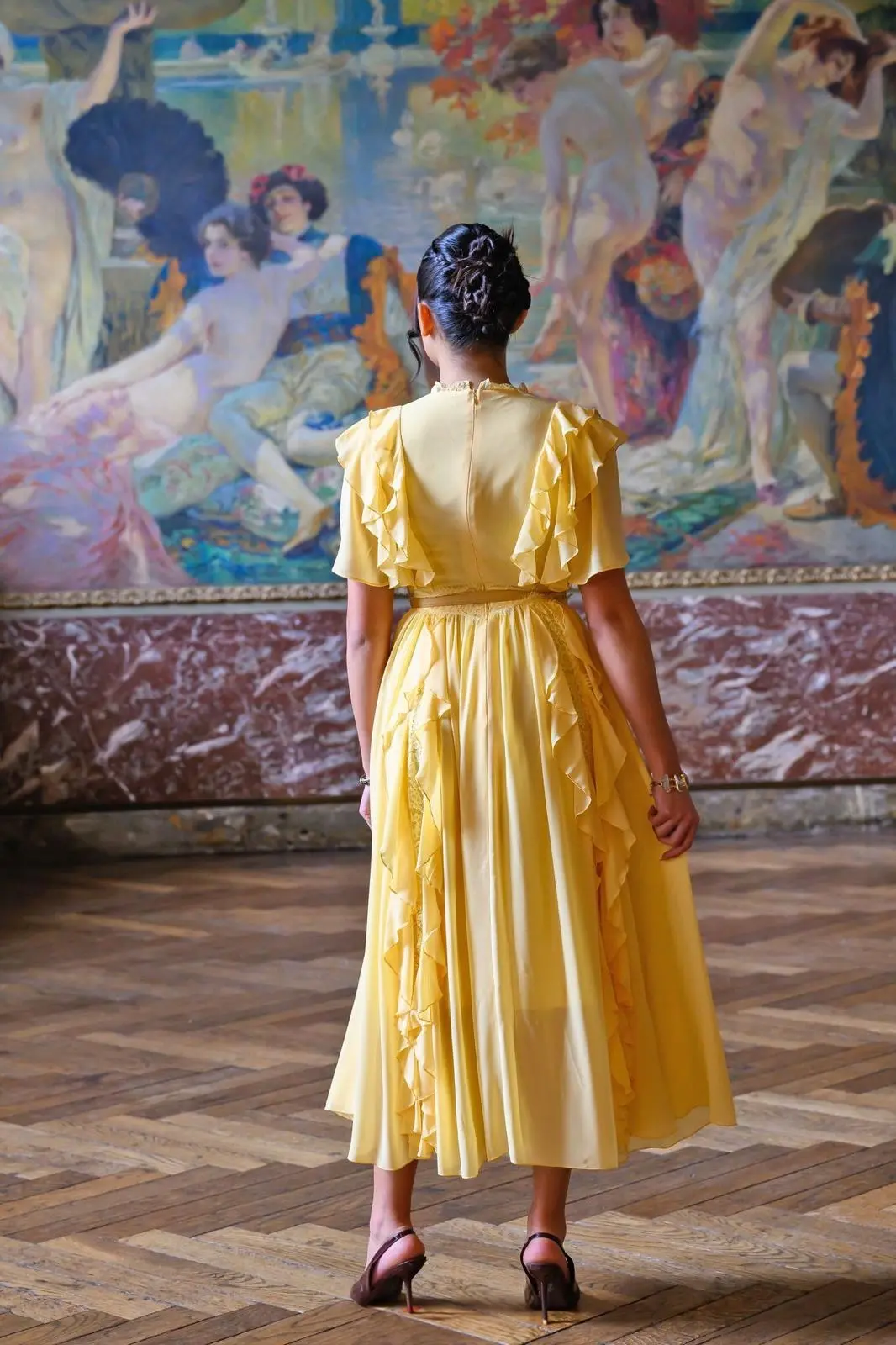 Longue robe de cérémonie-Rosette – Image 8