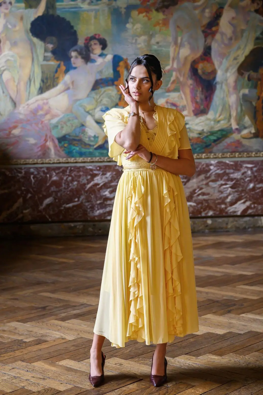 Longue robe de cérémonie-Rosette – Image 7