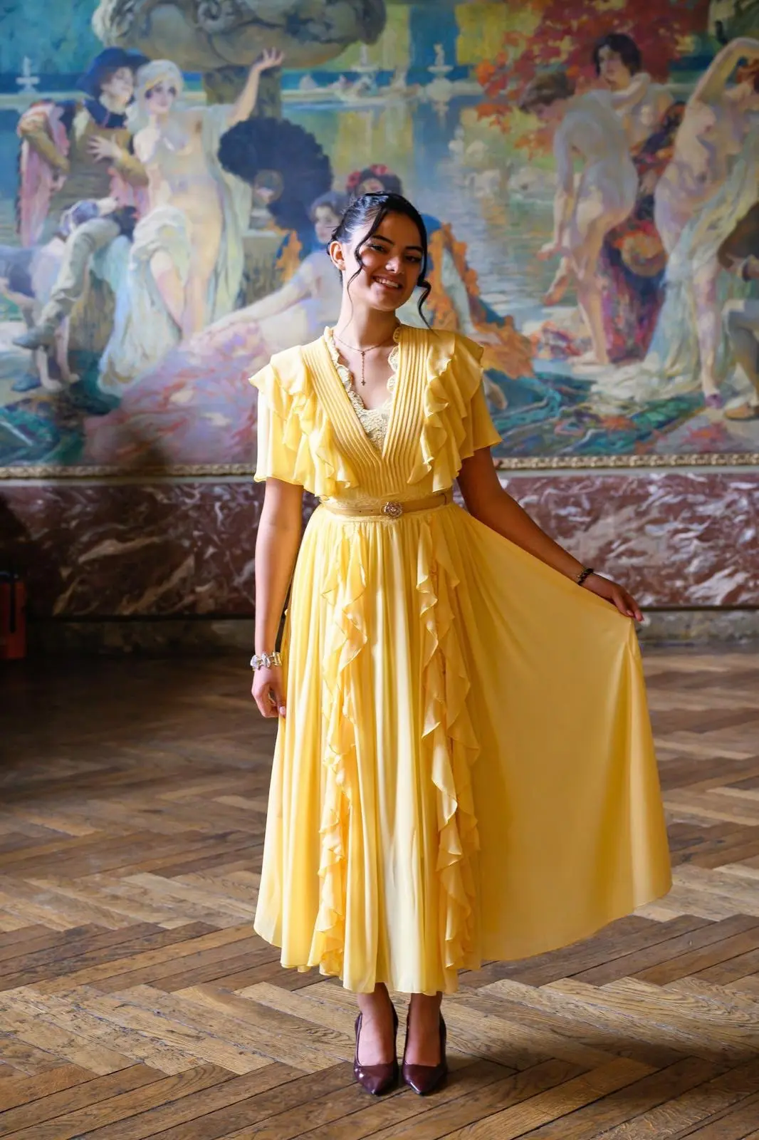 Longue robe de cérémonie-Rosette – Image 6