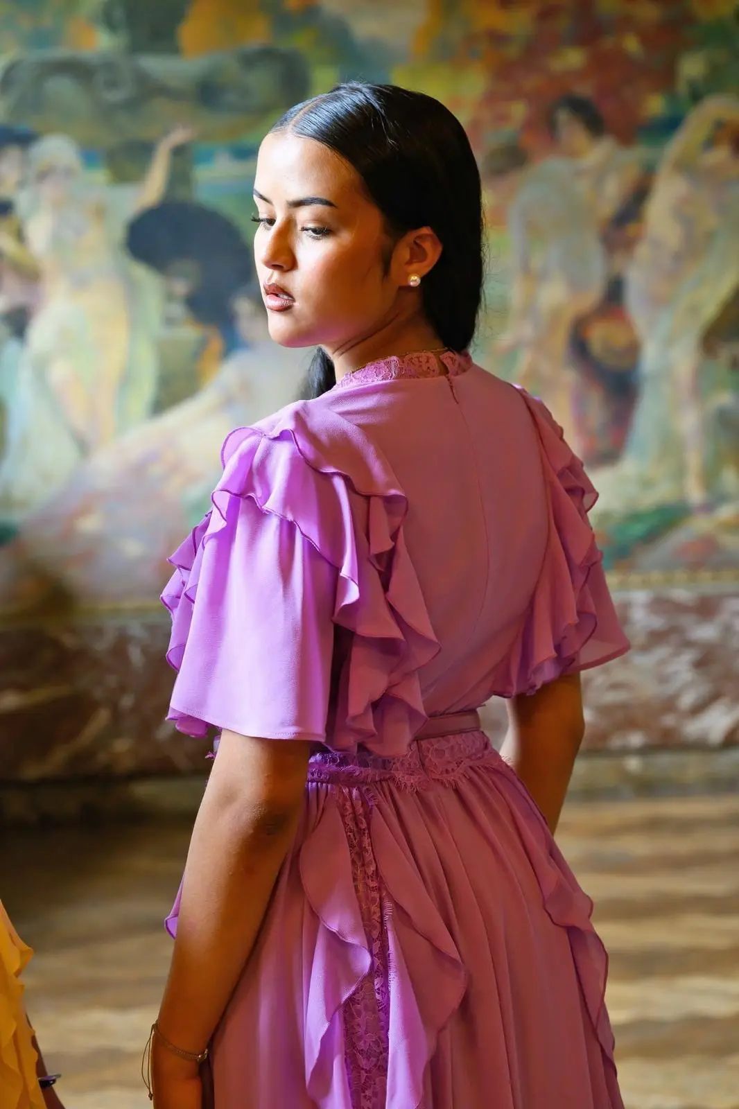 Longue robe de cérémonie-Rosette – Image 5