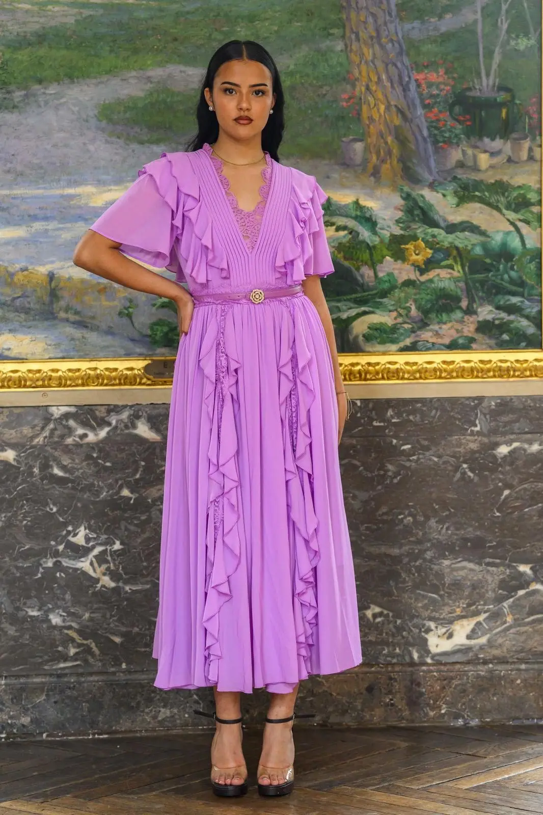 Longue robe de cérémonie-Rosette – Image 10