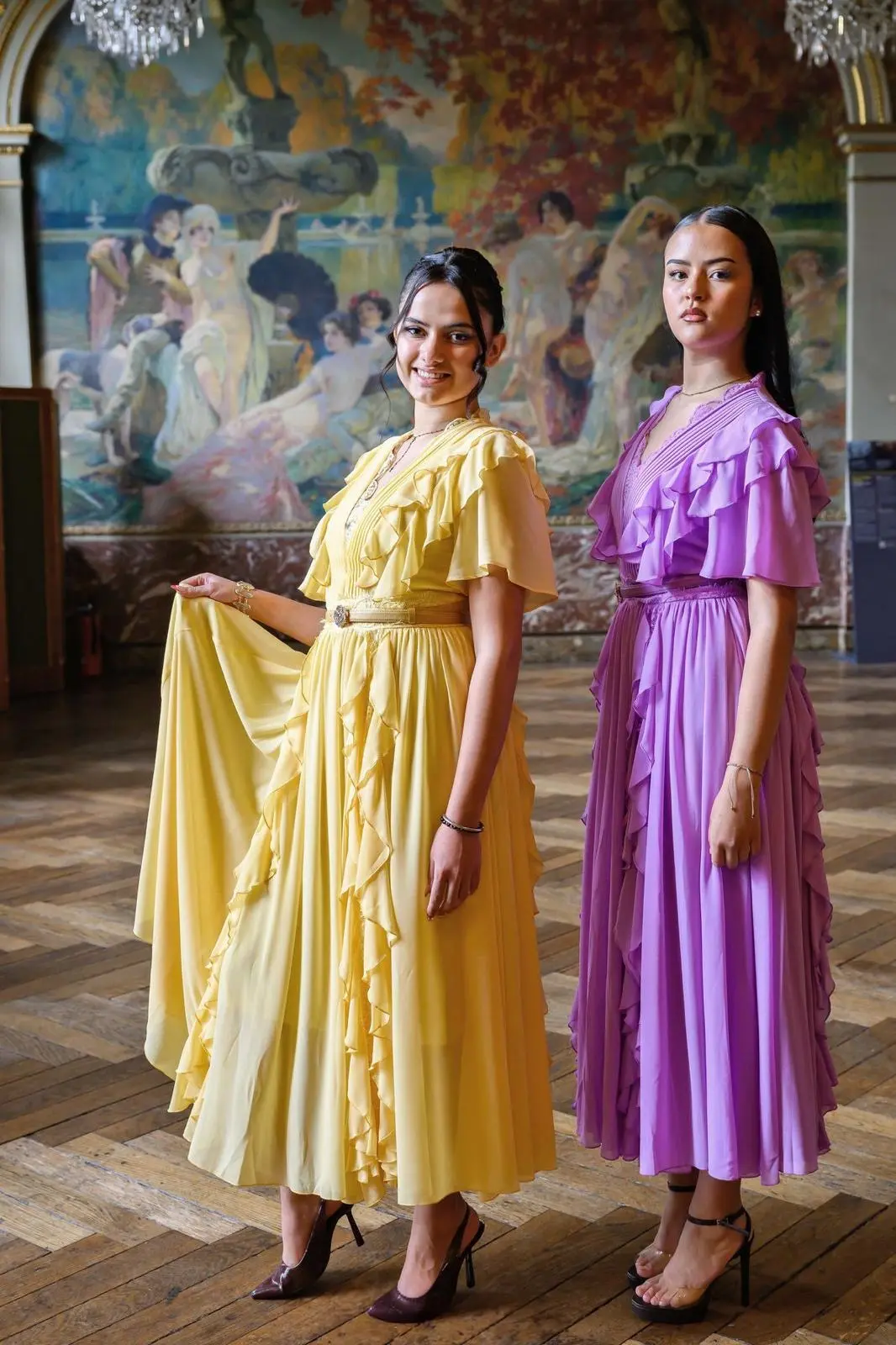 Longue robe de cérémonie-Rosette – Image 3