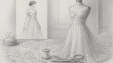 Processus d’une création sur-mesure by FUTURA COUTURE -Haute Couture