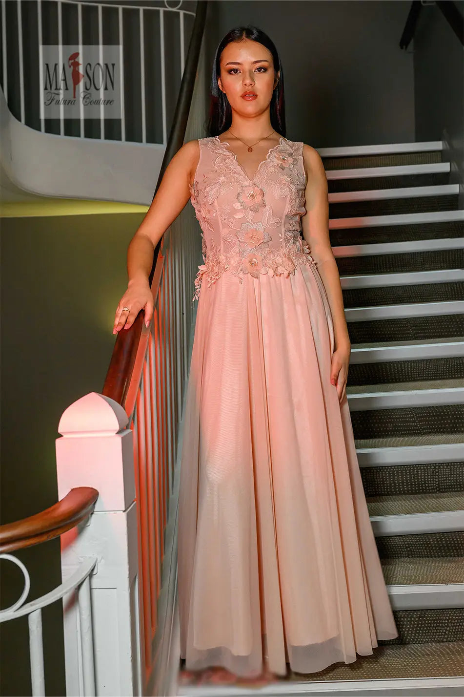 Robe à cocktail longue Sabrina – Image 2