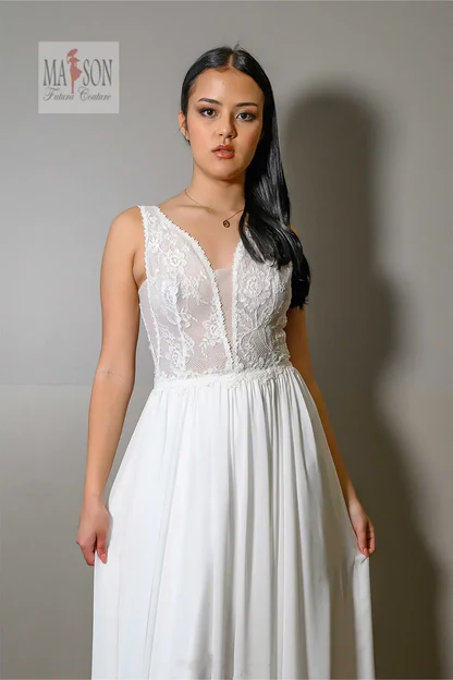 Robe de mariée longue Flore – Image 6