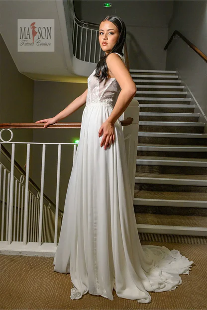 Robe de mariée longue Flore – Image 5