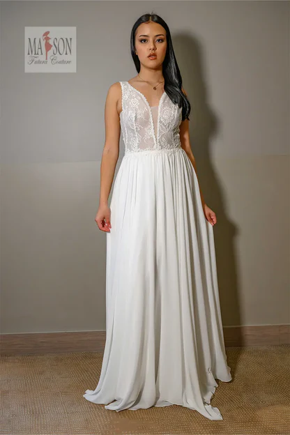 Robe de mariée longue Flore – Image 3
