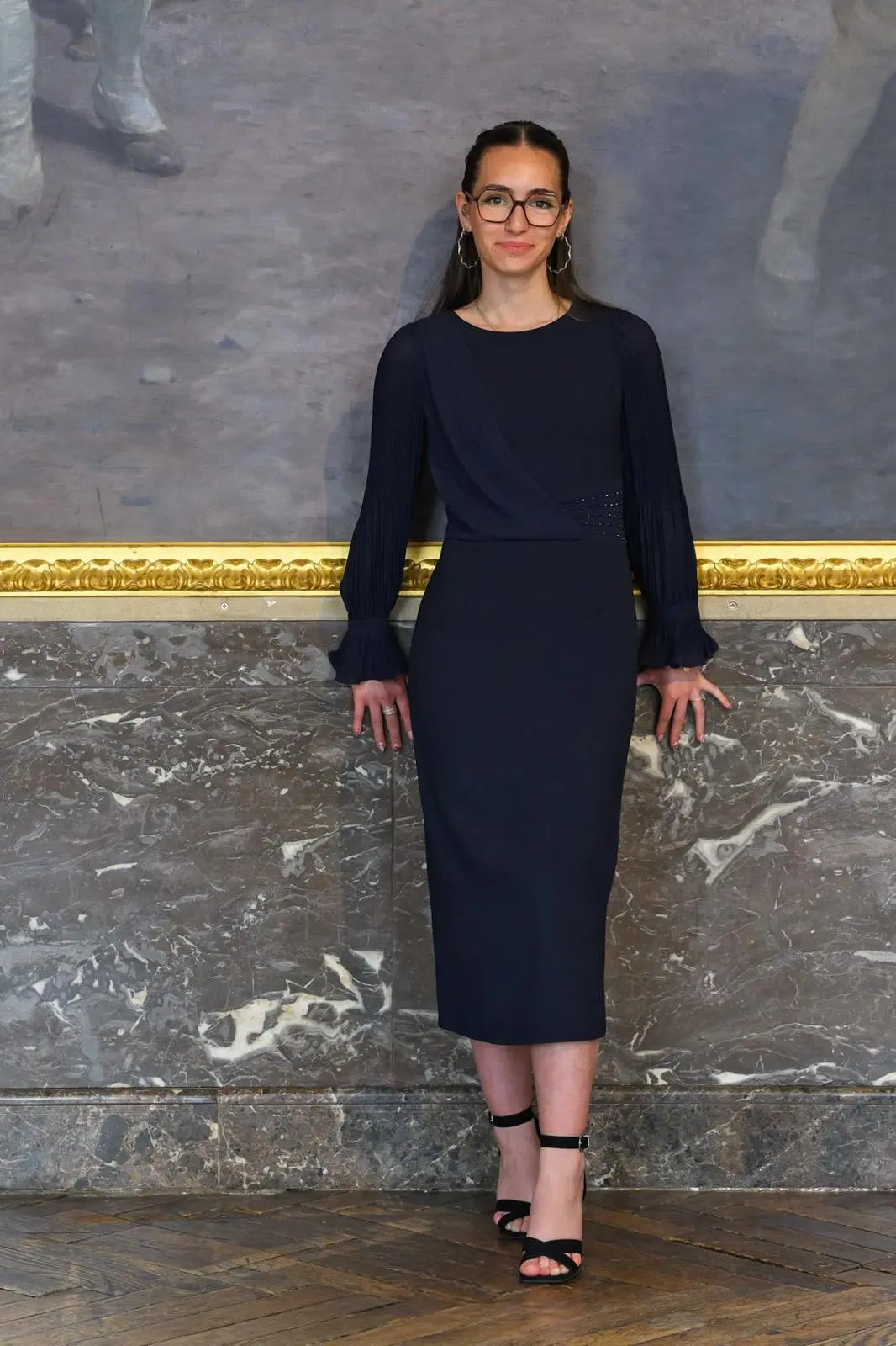 Robe midi à manches longues-Sophie – Image 6