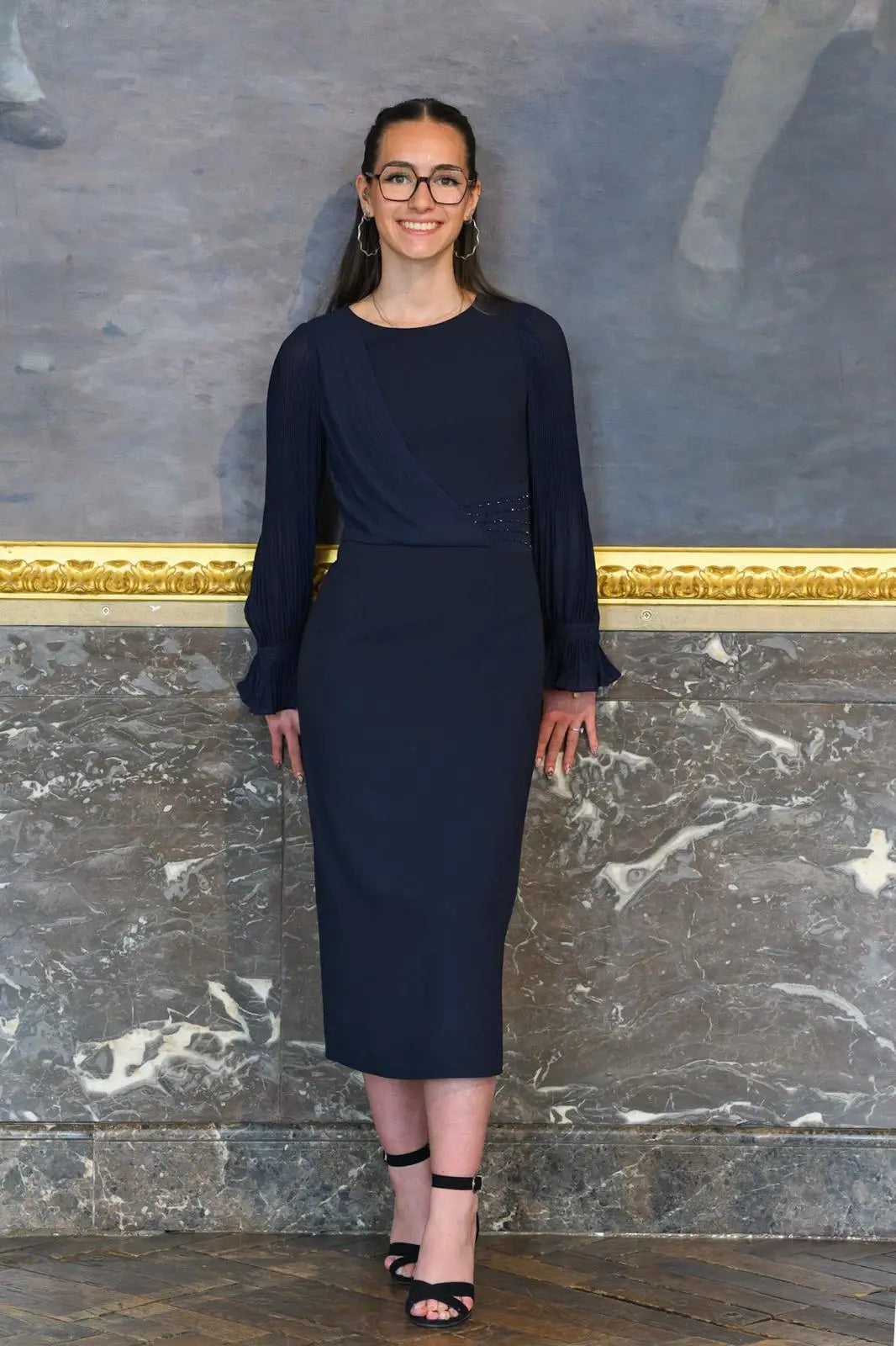 Robe midi à manches longues-Sophie – Image 7