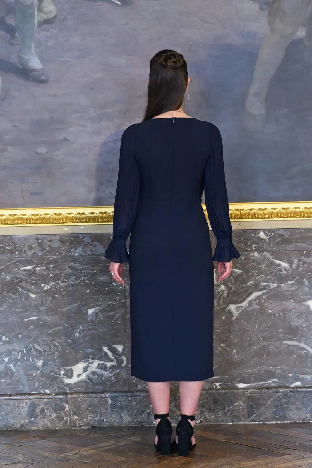 Robe midi à manches longues-Sophie – Image 8