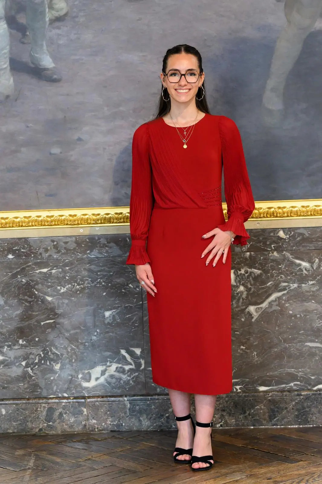 Robe midi à manches longues-Sophie – Image 9