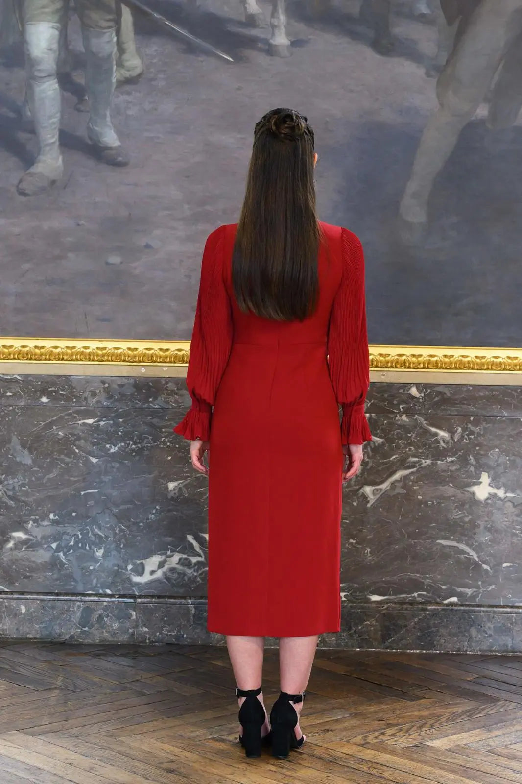 Robe midi à manches longues-Sophie – Image 12