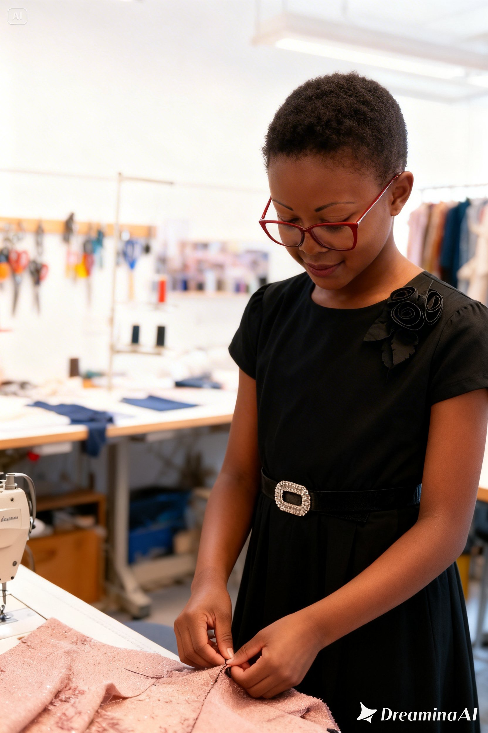 Fils colorés et tissus, évocation des débuts au Cameroun